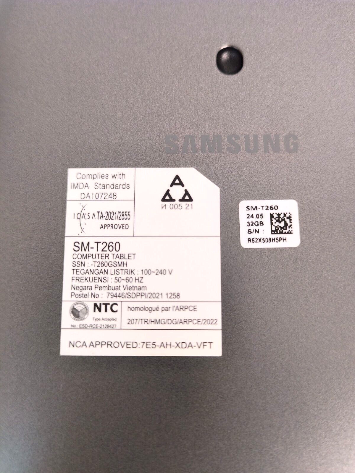 2022-2025 MBUX Samsung Control Tablet to Armrest Mercedes-Benz A2239006444