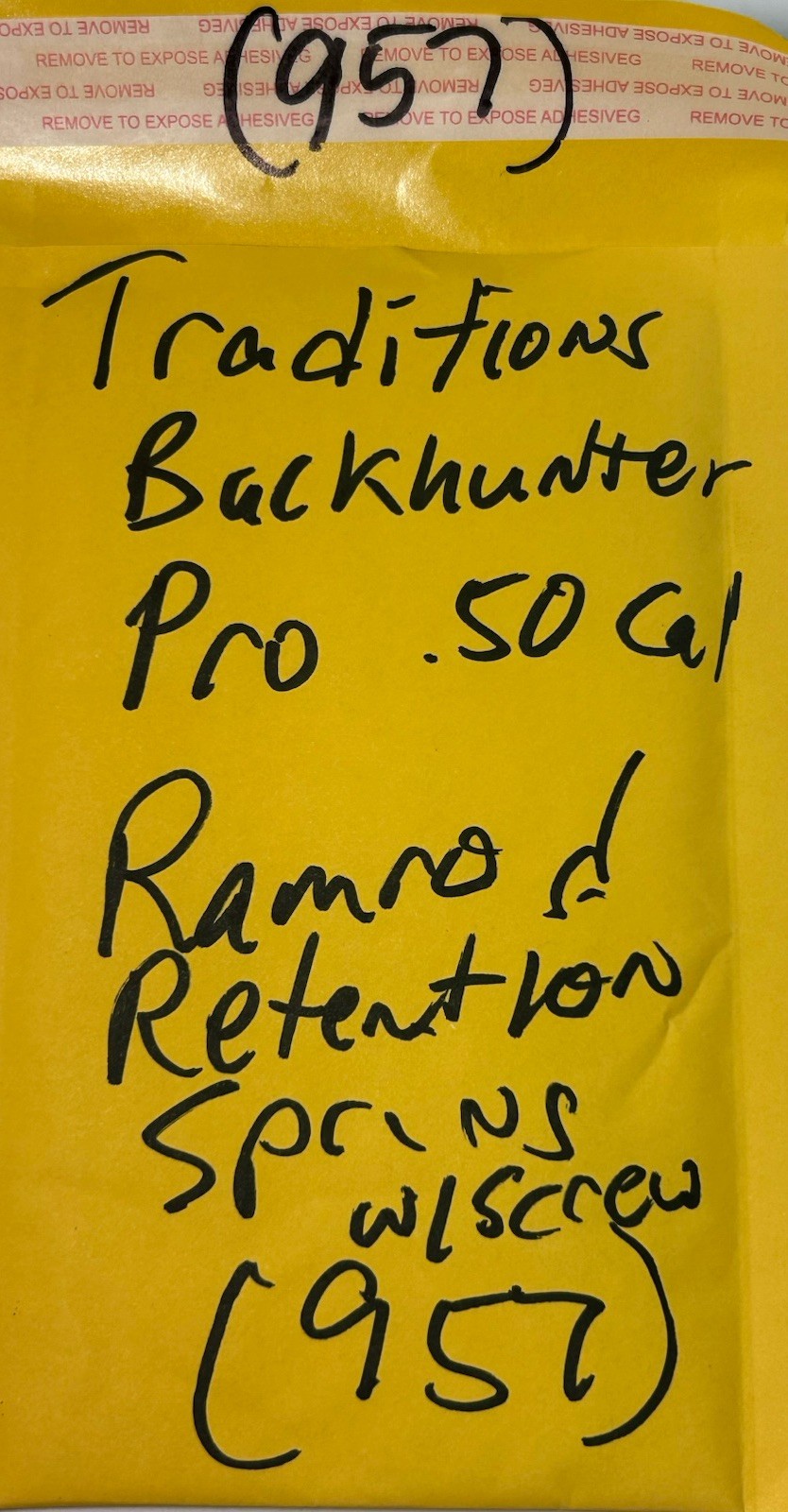 Traditions Buckhunter Pro In line Muzzleloader Ramrod Retention Spring W/ Screw