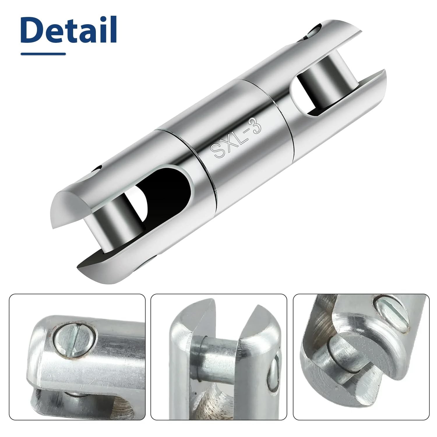 3 Ton 3T Wire Line Rope Pulling Tools Ball Bearing Swivel Cable Grip Tool