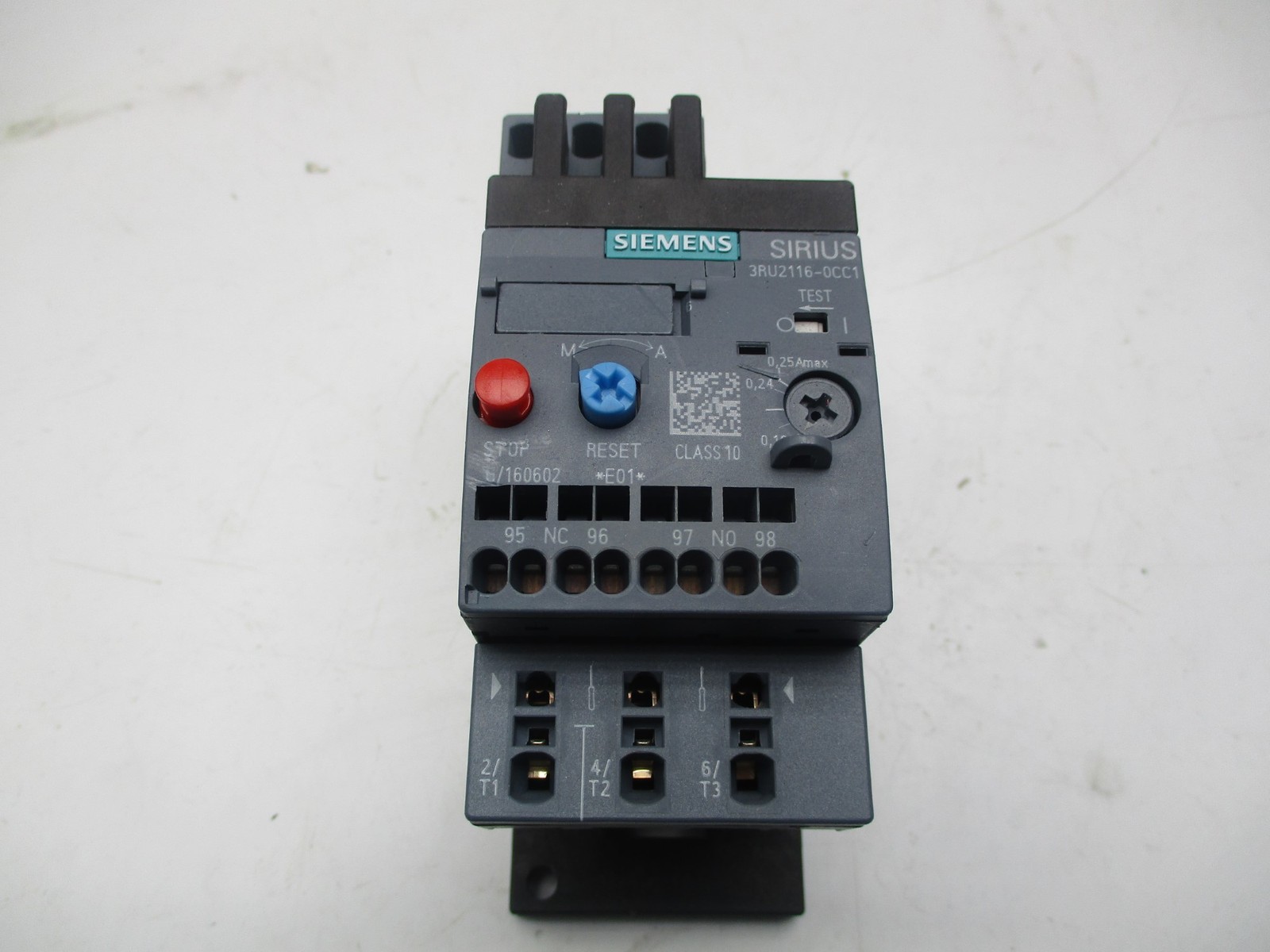 SIEMENS 3RU2116-OCC1 RELAY NSNP
