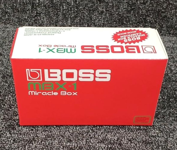 BOSS Limited Miracle Box Guitar Cable Tag MBX-1