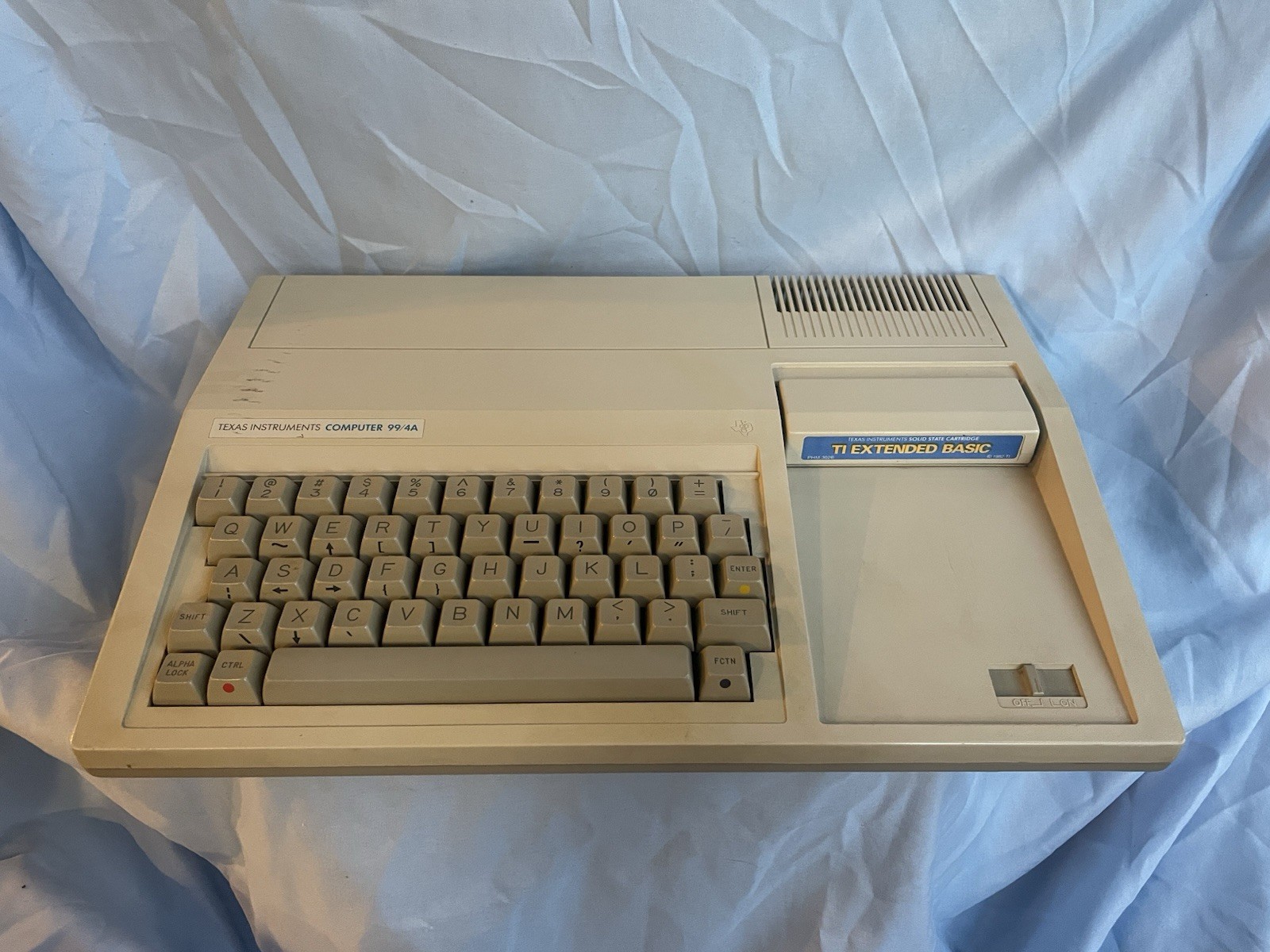 Texas Instruments TI-99/4A Computer Bundle w/ Extended BASIC, Software & Manuals