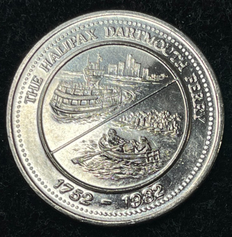 1982 Canada Hailfax Dartmouth Commemorative Dollar Coin Excellent Condition