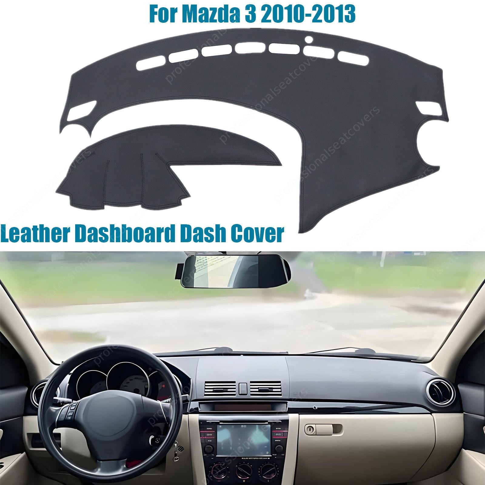 For 2010 2011 2012 2013 Mazda 3 Leather Dashboard Dash Cover Dashmat Carpet Pad