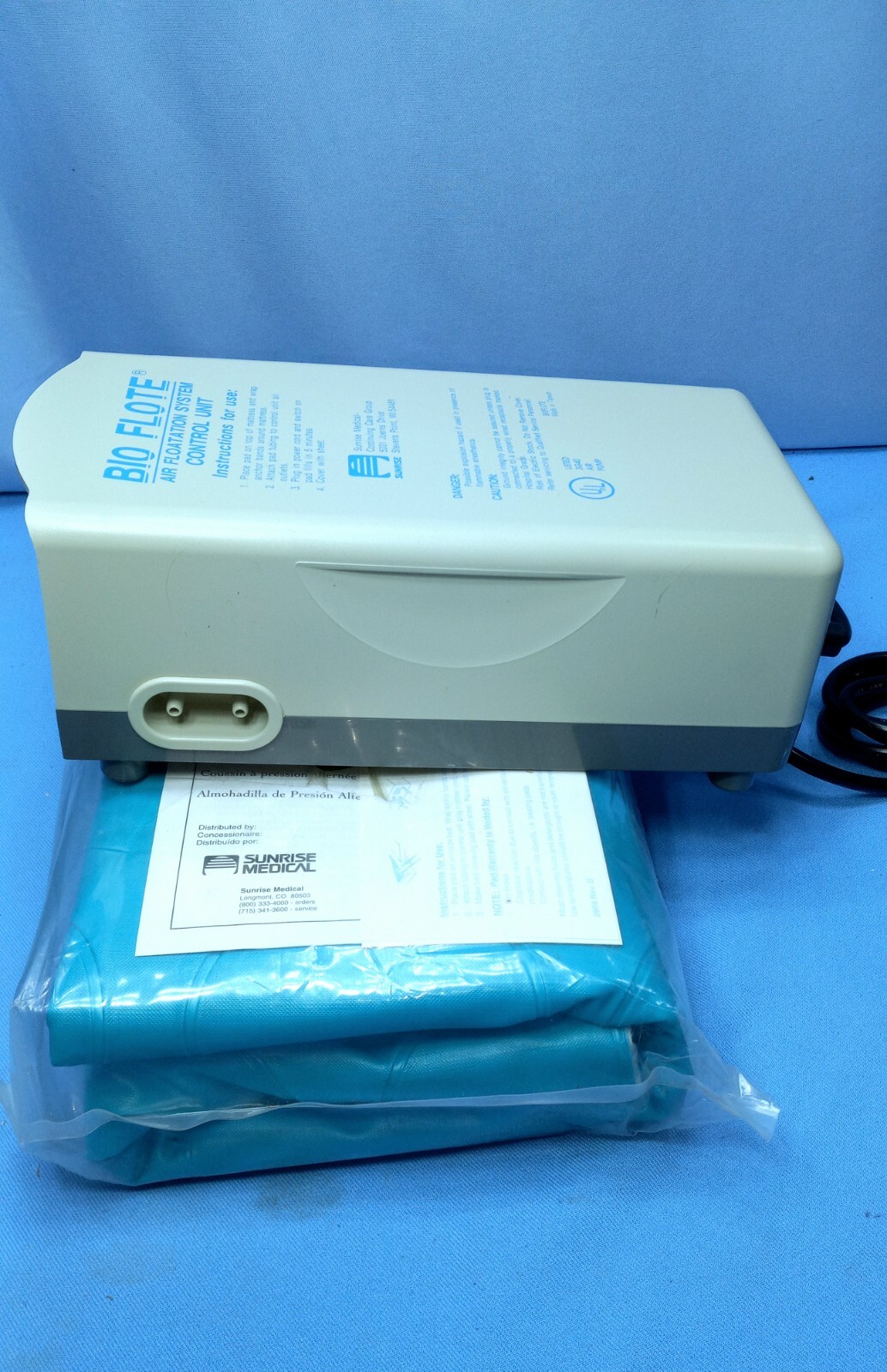 Alternating Pressure Pad Air Mattress Hospital Bed Topper Pump Sunrise Bioair