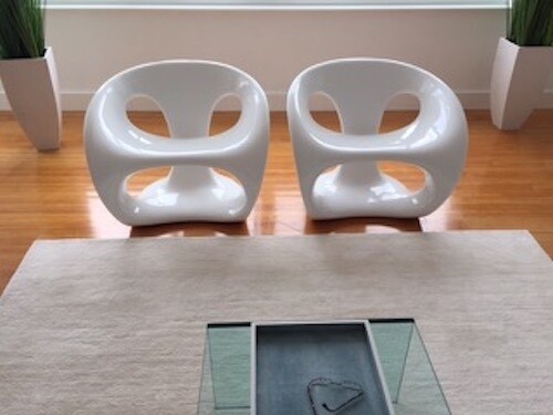 Designer Chair's set of 2 by Georgio Gurioli of Italy $2950