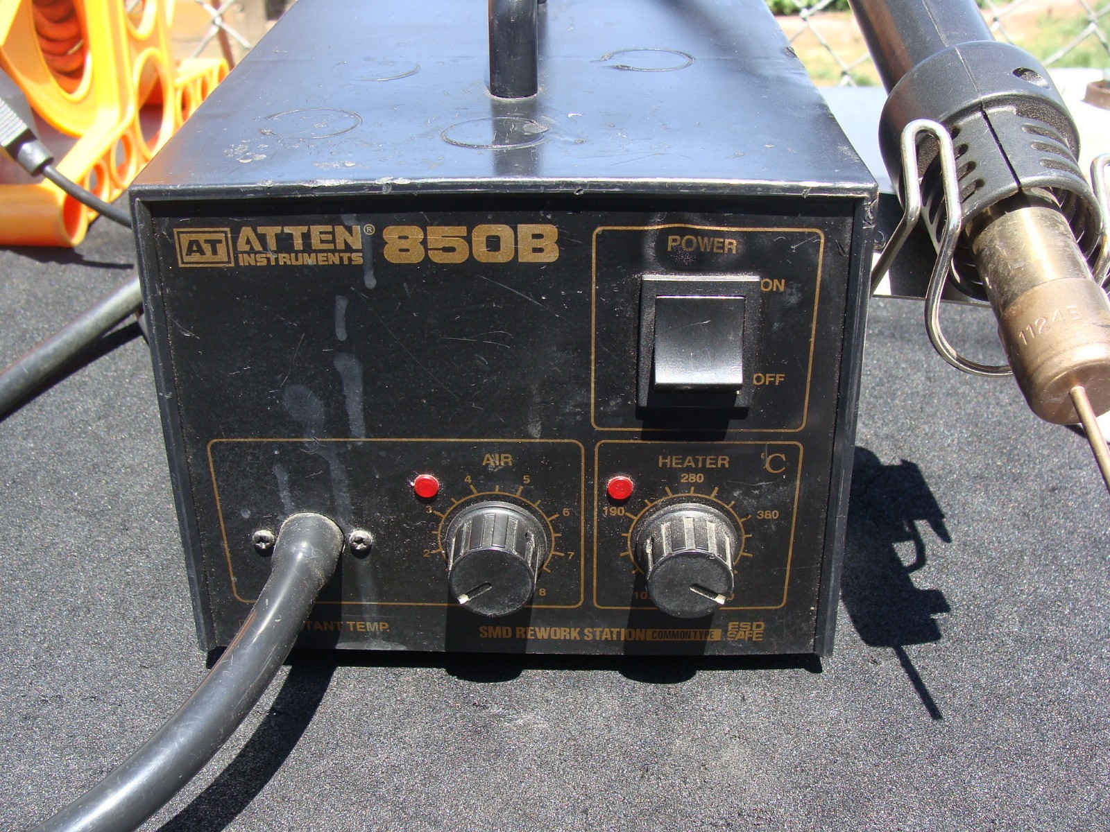 AT Atten Instruments 850B Rework Station. Common Type ESD SAFE. AC 110-A11224B