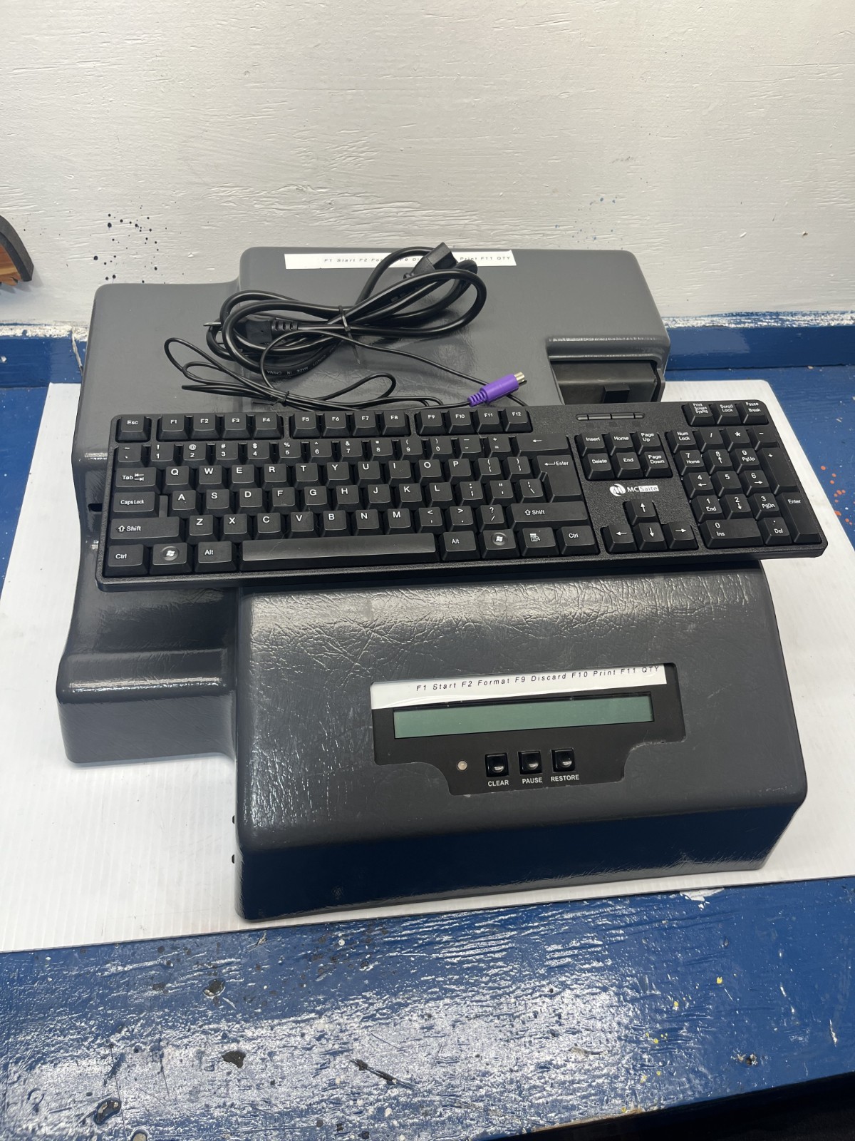 DOG TAG MACHINE ADDRESSOGRAPH MODEL 320 NEW BOLD CORPORATION - SEE DESCRIPTION