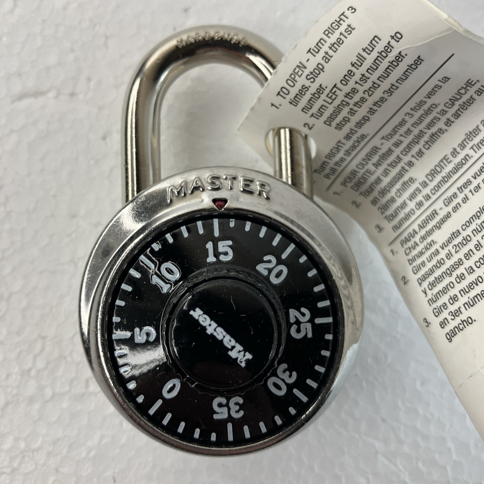 Master Lock Combination Padlock Block Guard Brand New In Box