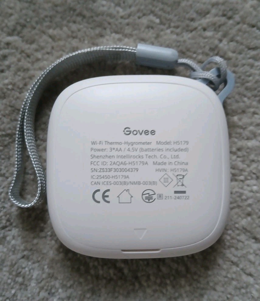 Govee WiFi Thermometer Hygrometer H5179, Smart Humidity Temperature Sensor