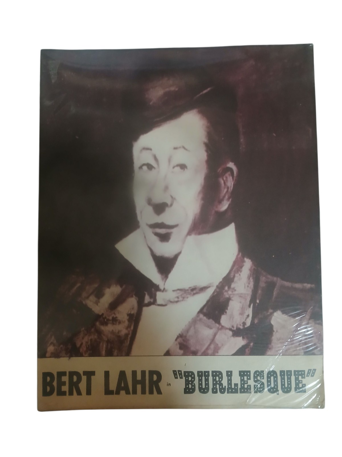 Vintage "BURLESQUE"  Bert Lahr 1946 Broadway Souvenir Program