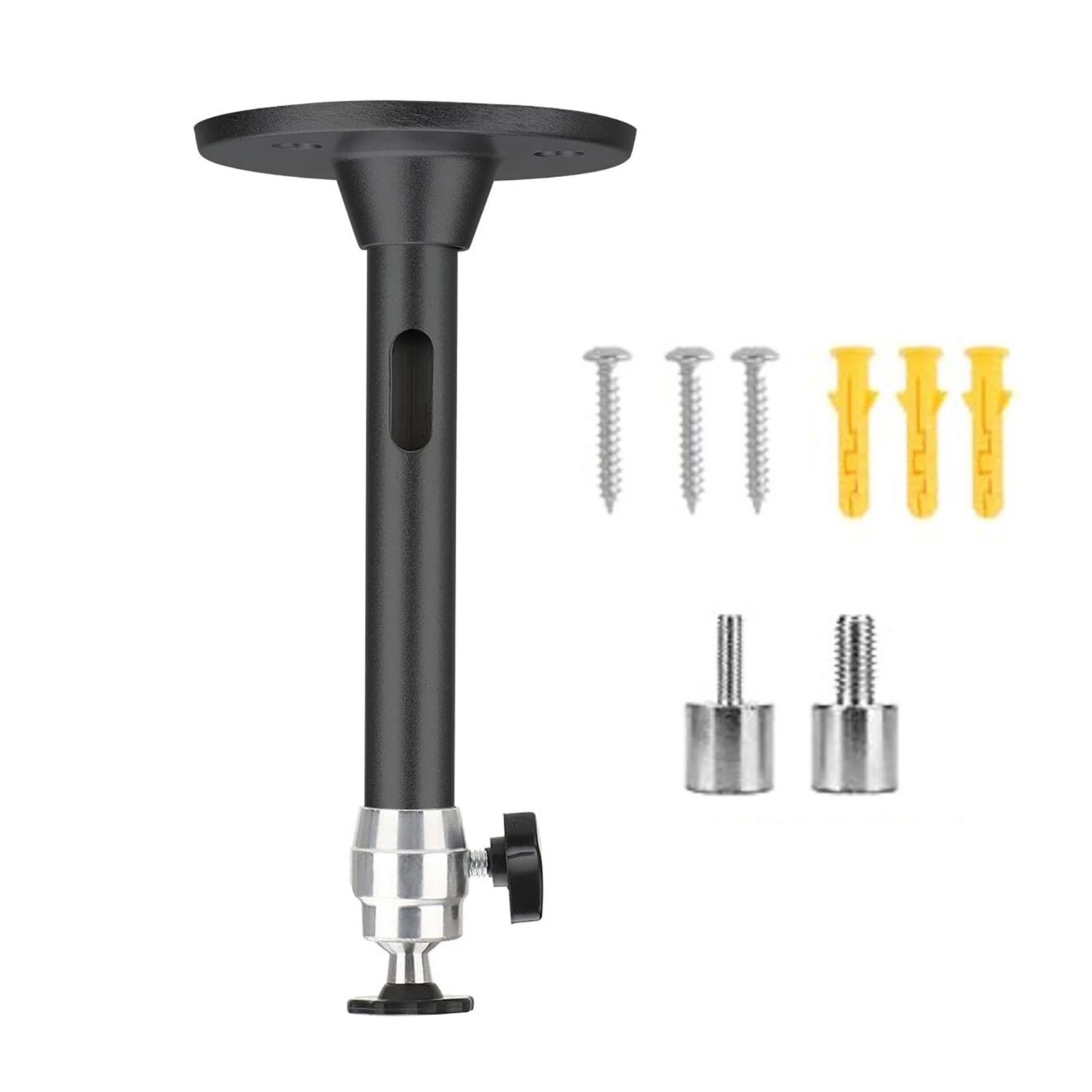 Black Universal Mount for Mini Projector and Digital Camera with 3 Adapters