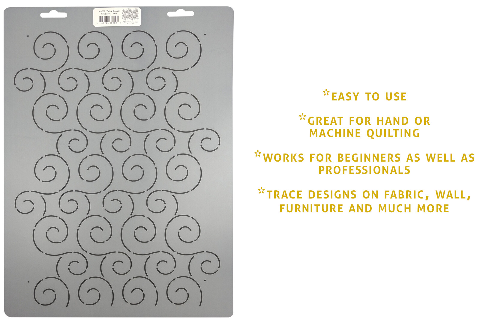 Quilting Stencil Swirl Meander Quilt Pattern Stipple Design Background Template