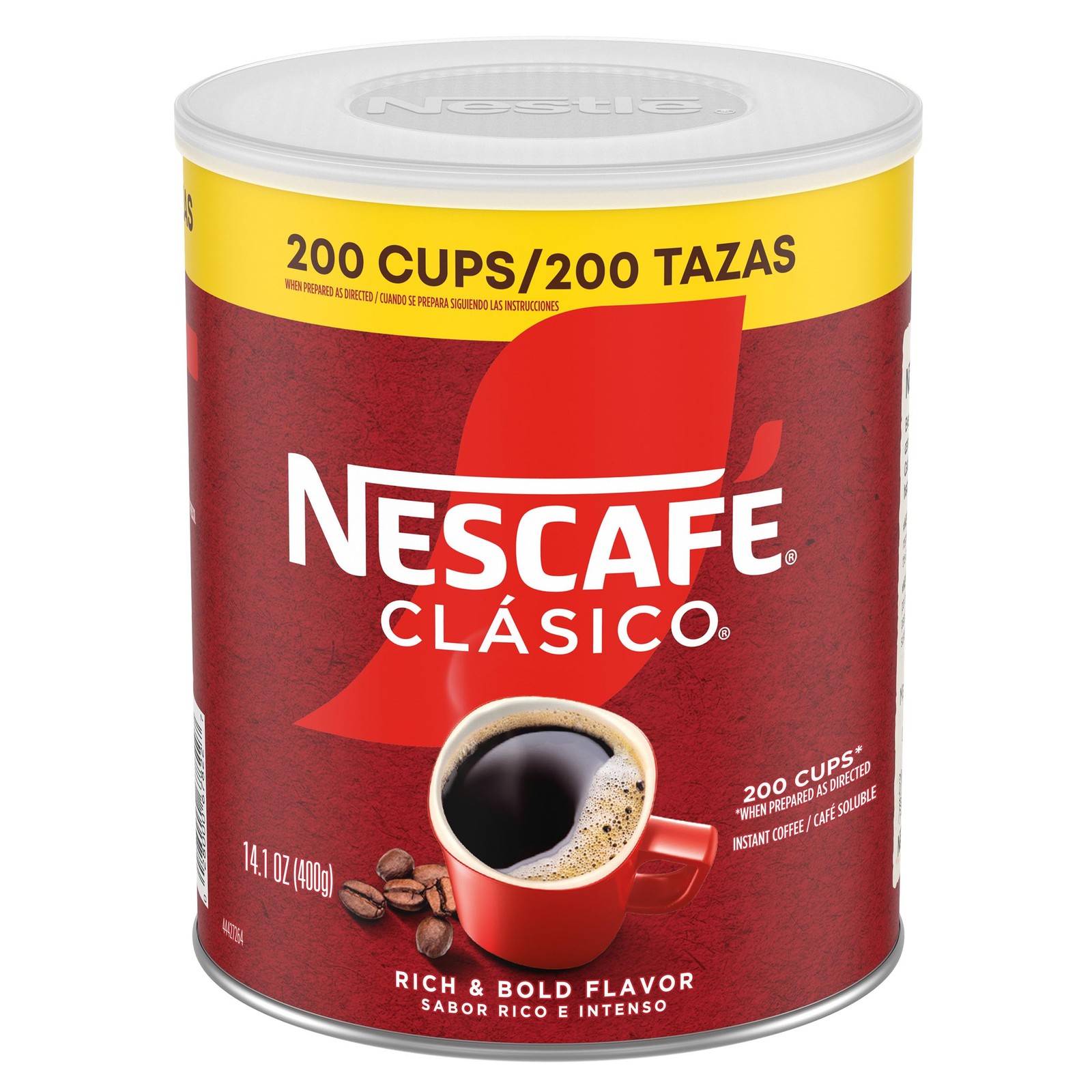 NESCAFÉ CLÁSICO Instant Coffee, Dark Roast Coffee, 1 Canister 14.1 Oz