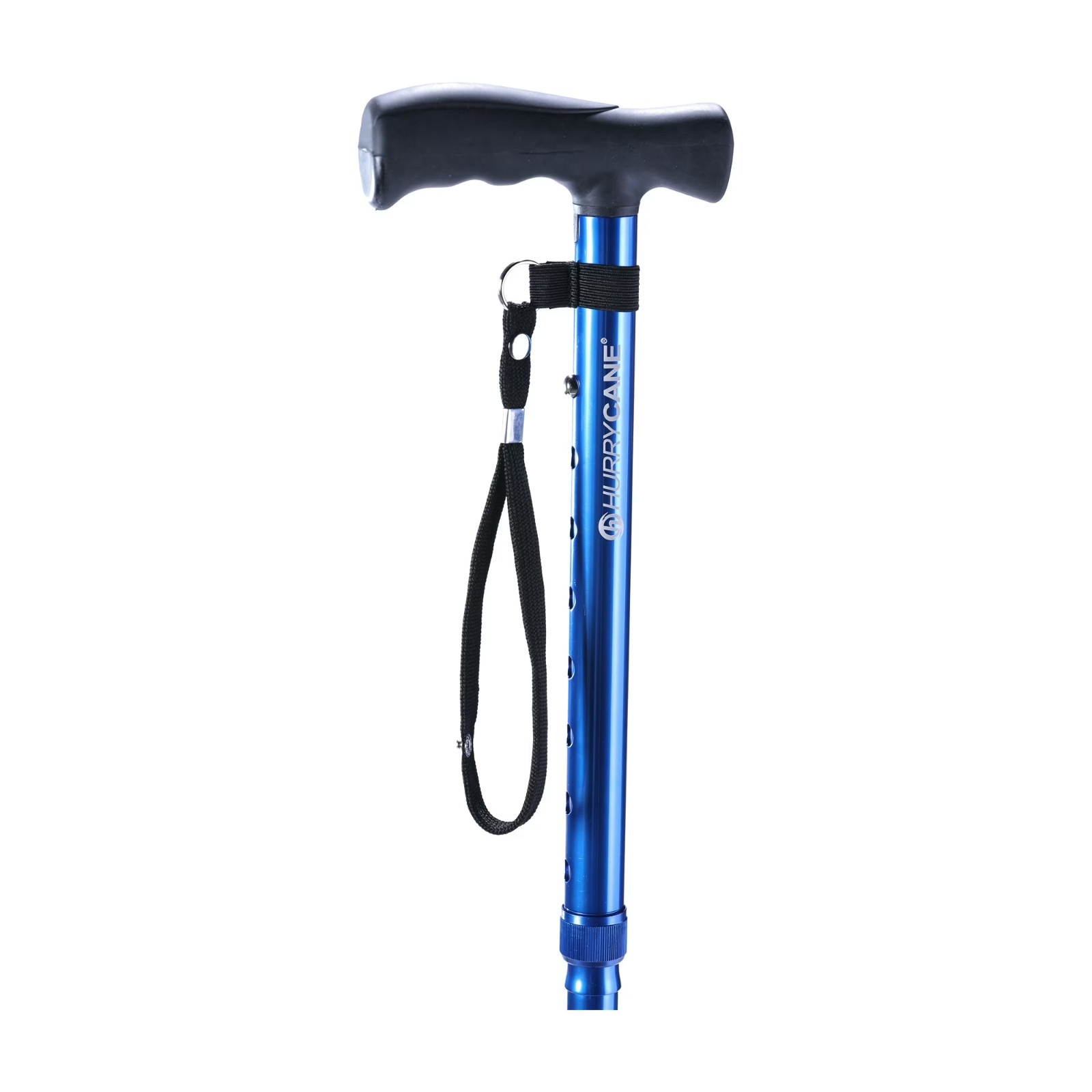 HurryCane Freedom Edition Folding Cane with T Handle, Blue