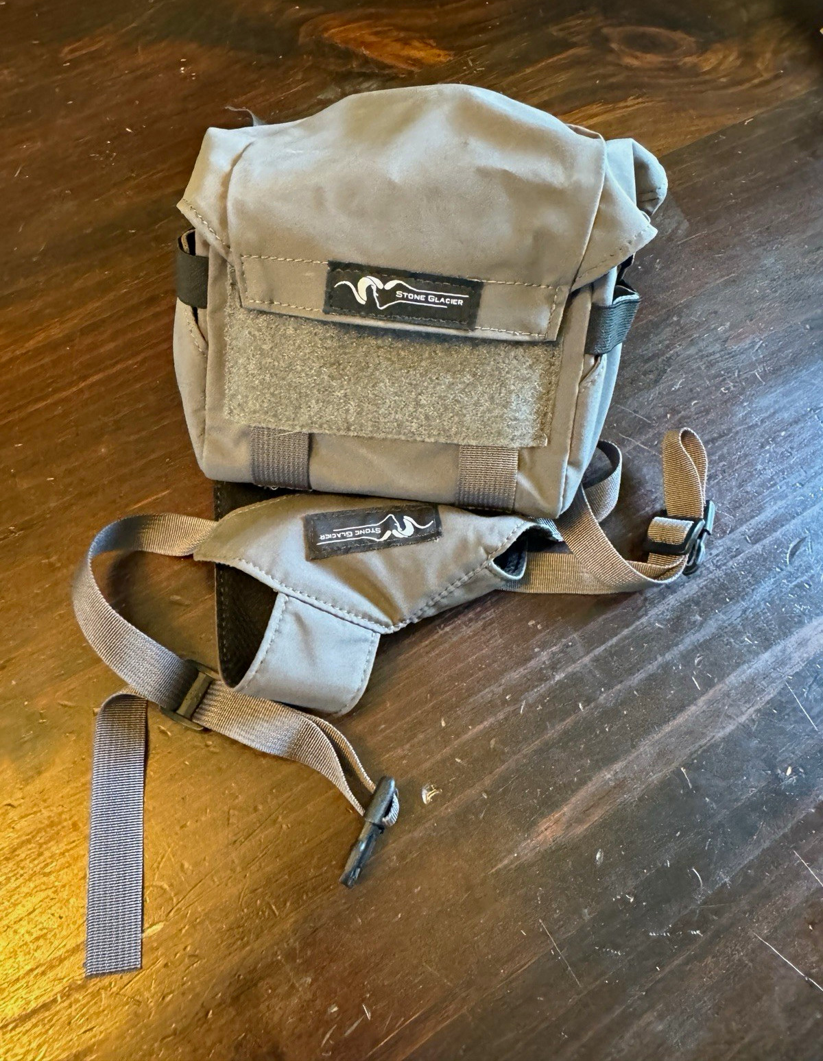Stone Glacier Sentinel Binocular Harness Chest Pack, Gray - Universal Compatible