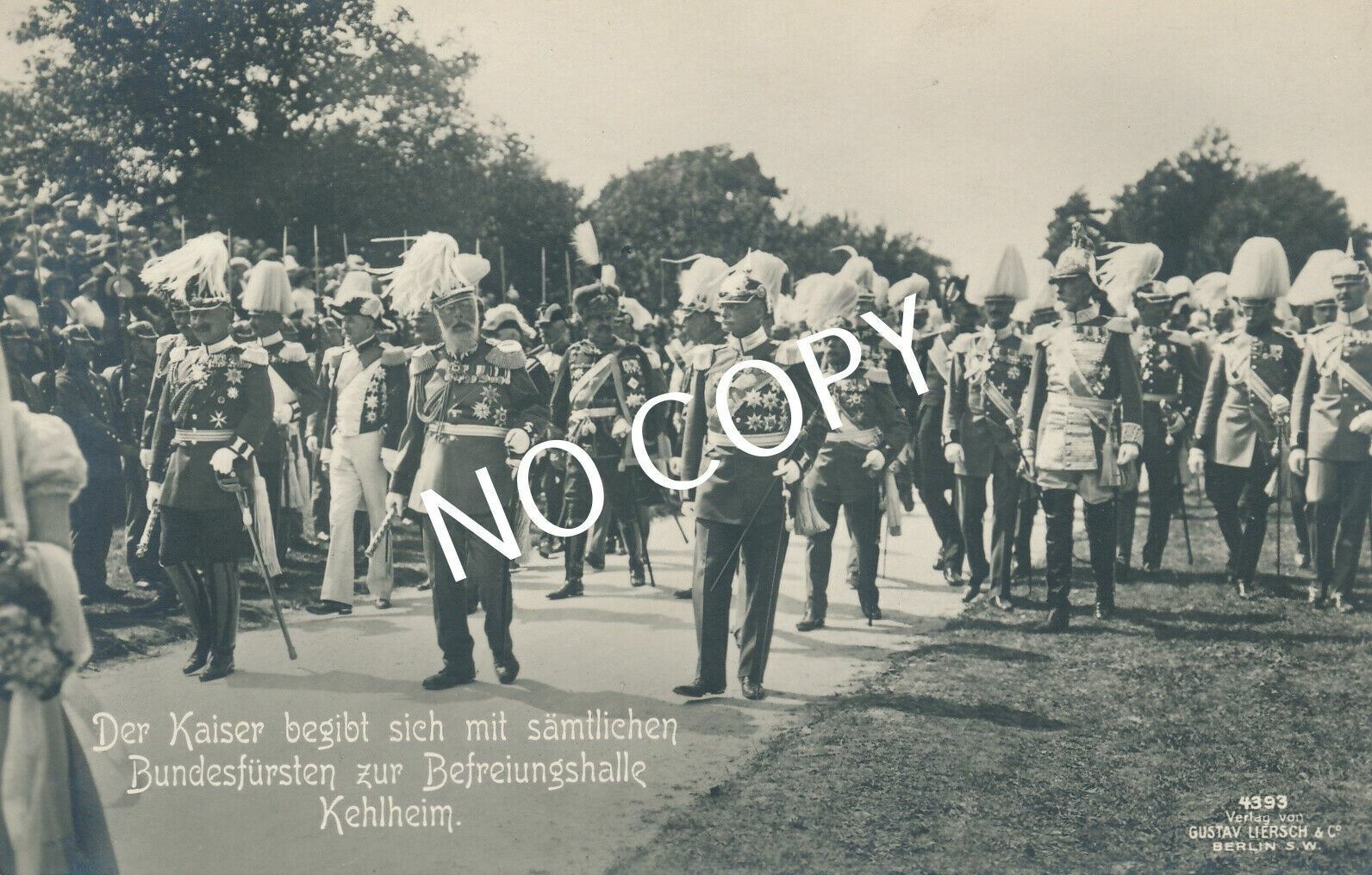Photo PK Kaiser & Bundesfürsten In Befreiungshalle Kelheim High Militarys G1.30