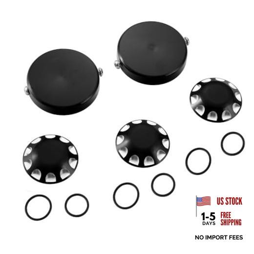 Axle Cover Cap CNC Compatible with Ryker All Models, 5pcs Aluminum Axle Caps