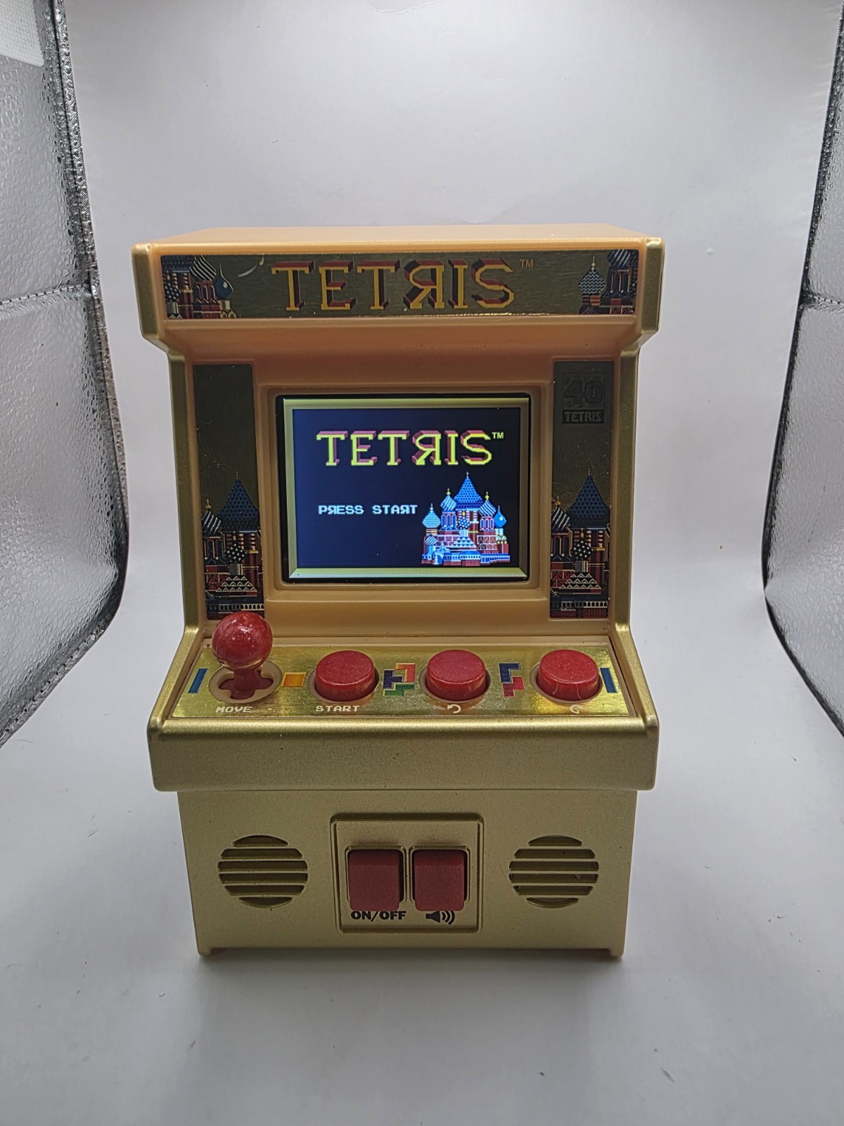 Tetris Hand Held Classic Arcade Mini Retro Game Black Tested & Working