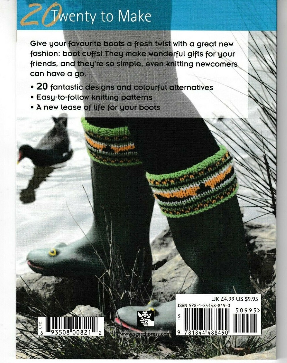 Twenty to Make Knitted Boot Cuffs | Search Press NEW!