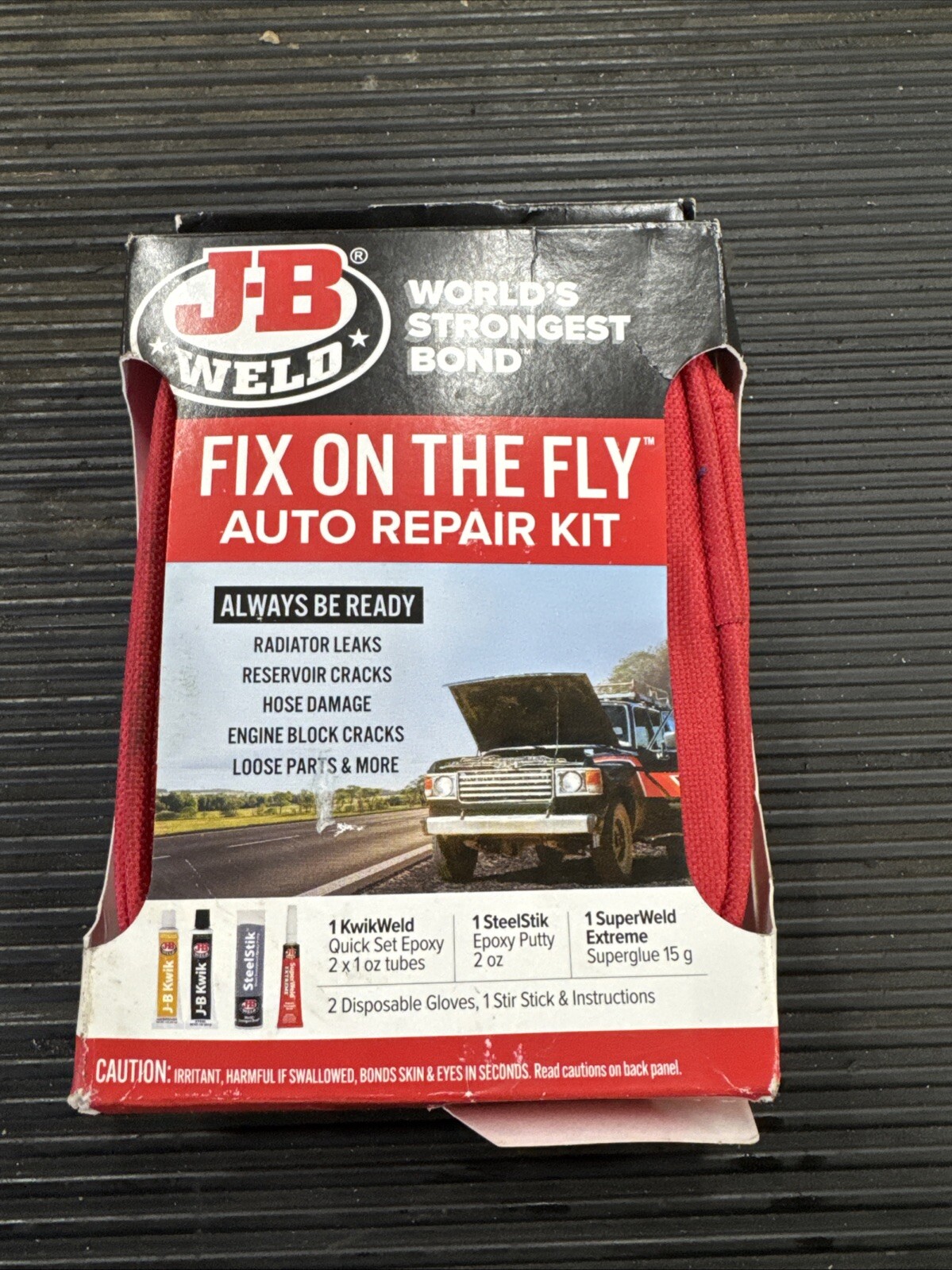 Jb Weld Fix On The Fly Auto Repair Kit-Kwikweld, steelstik, super weld extreme