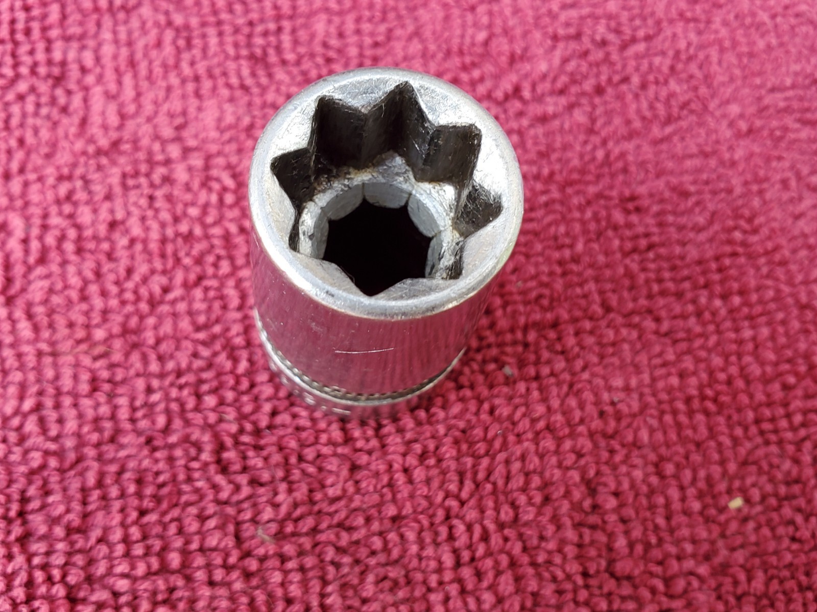 Vintage Indestro Super 1216S 5/8" 1/2" Dr. 8 Pt. Socket #2