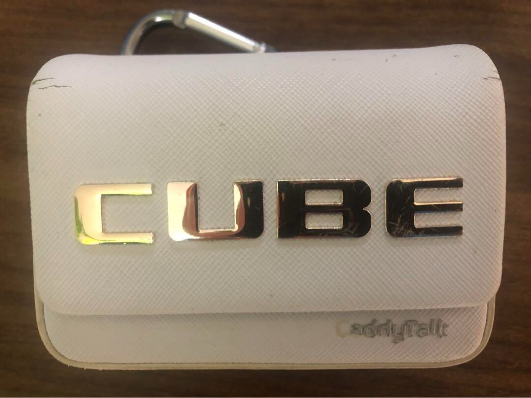 GOLFZON Caddy Talk Cube golf distance measuring device silver