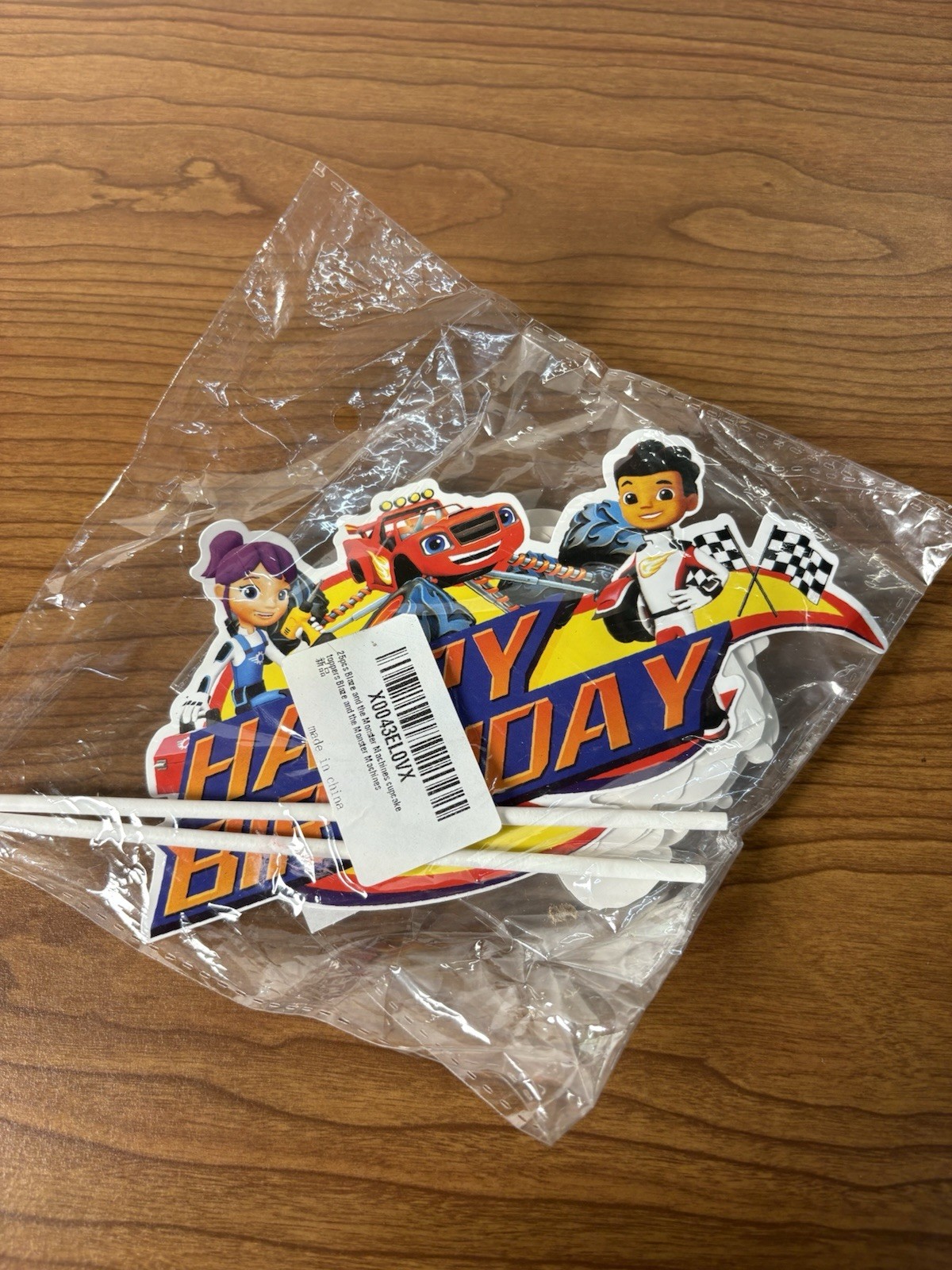 25 Pc Blaze And The Monster Machines Cupcake Toppers