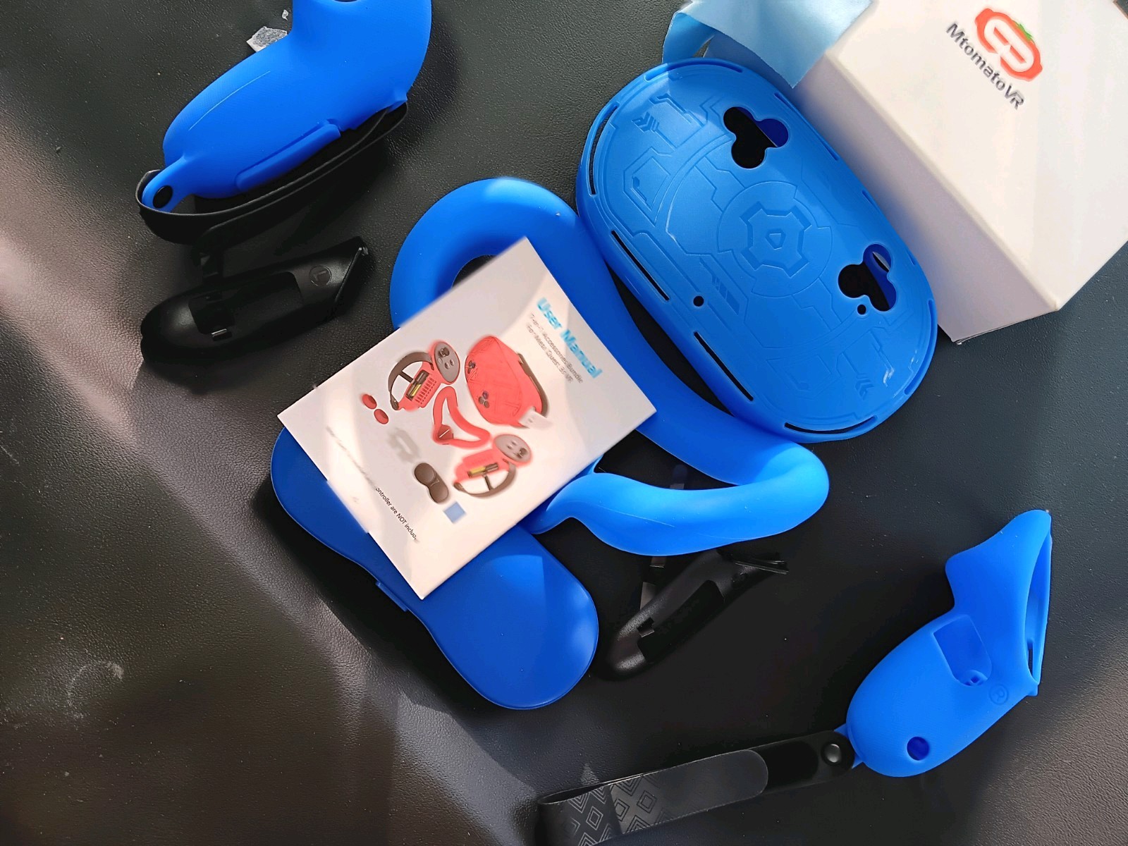 Mtomato Vr TPU cover set for Quest 3s blue missing 1 piece