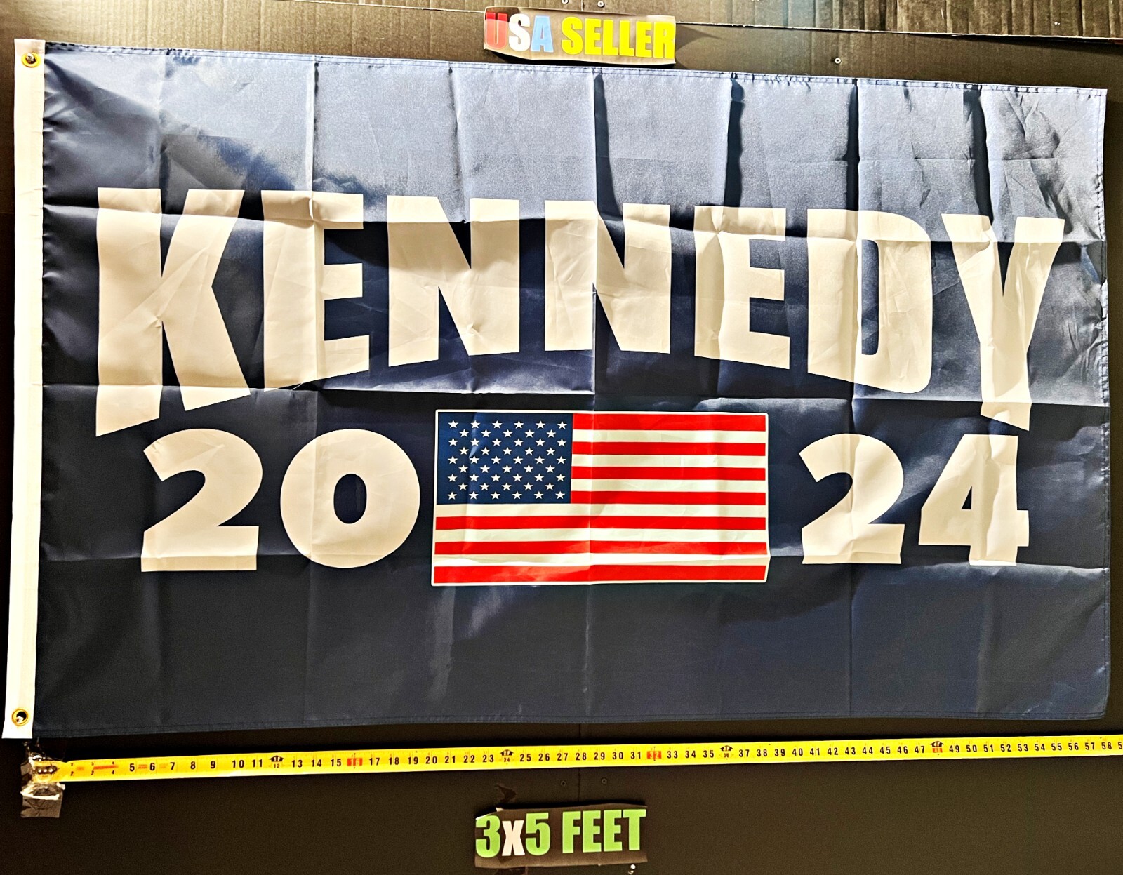 Robert Kennedy Jr Flag FREE USA SHIP 2 Trump Democrat Save America USA Sign 3x5'