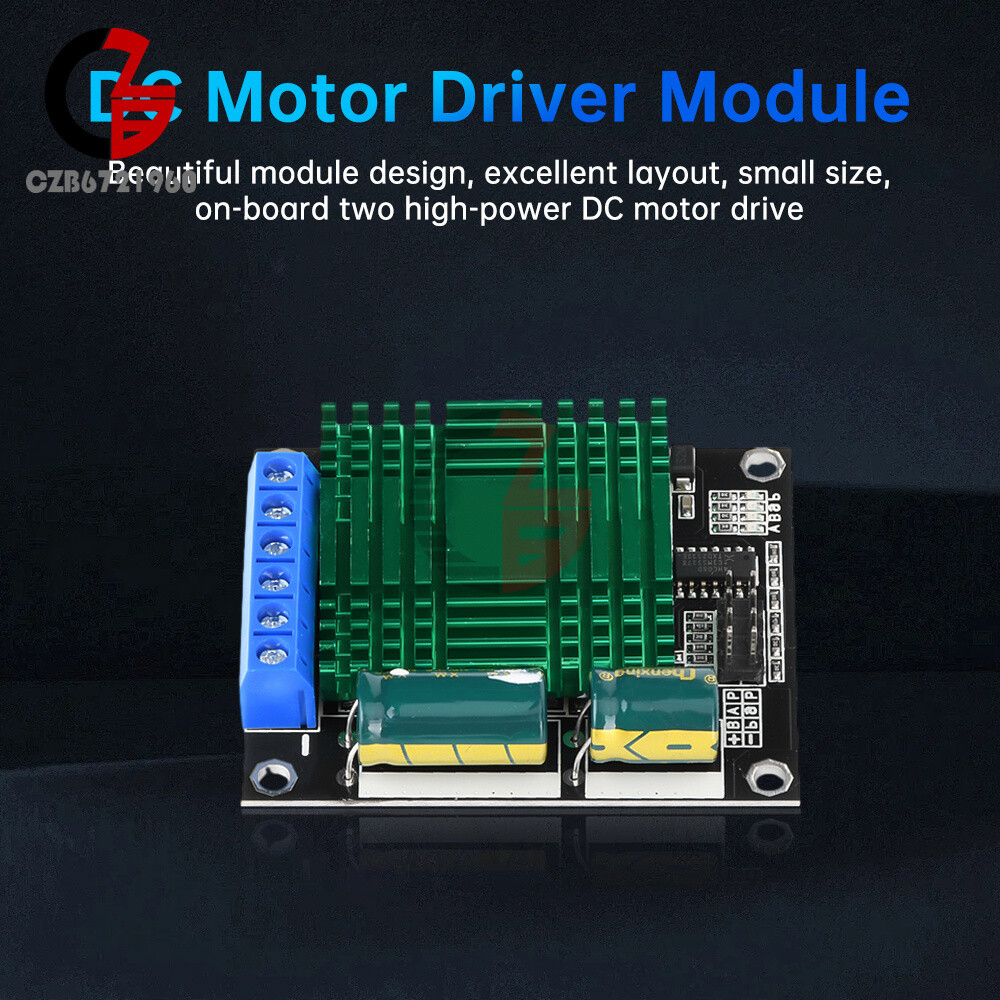 9V-30V 60A Dual PWM DC Motor Driver Module High Power H-Bridge Speed Controller