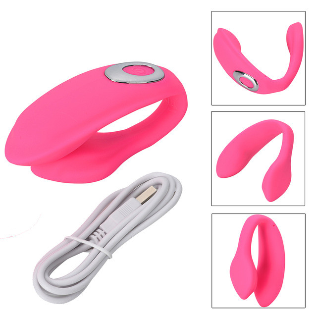 Laytek U-shape G-Spot Vibro Massager, 10 Vibrating Mode, Two Motors.