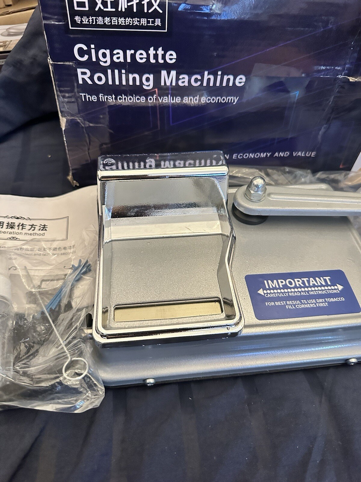 Cigarette Rolling Machine Tobacco Hand Operation Injector Maker unbranded new
