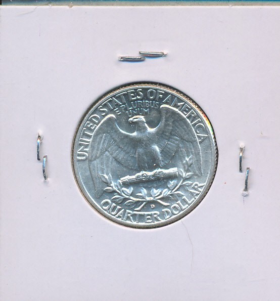 WASHINGTON SILVER QUARTER - 1964-D - #6439