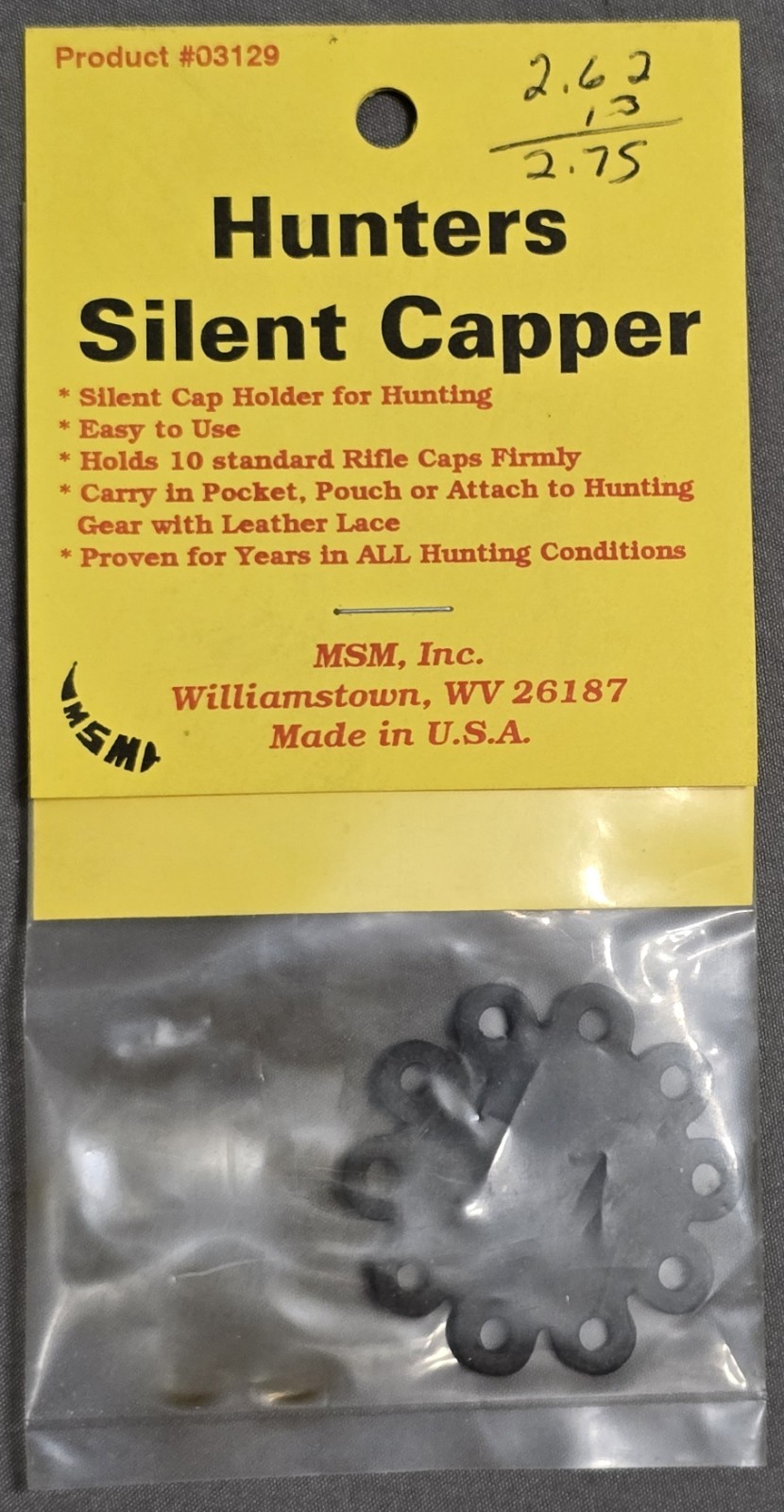 Hunters Silent Capper MSM 03129 Brand New!! Free Ship