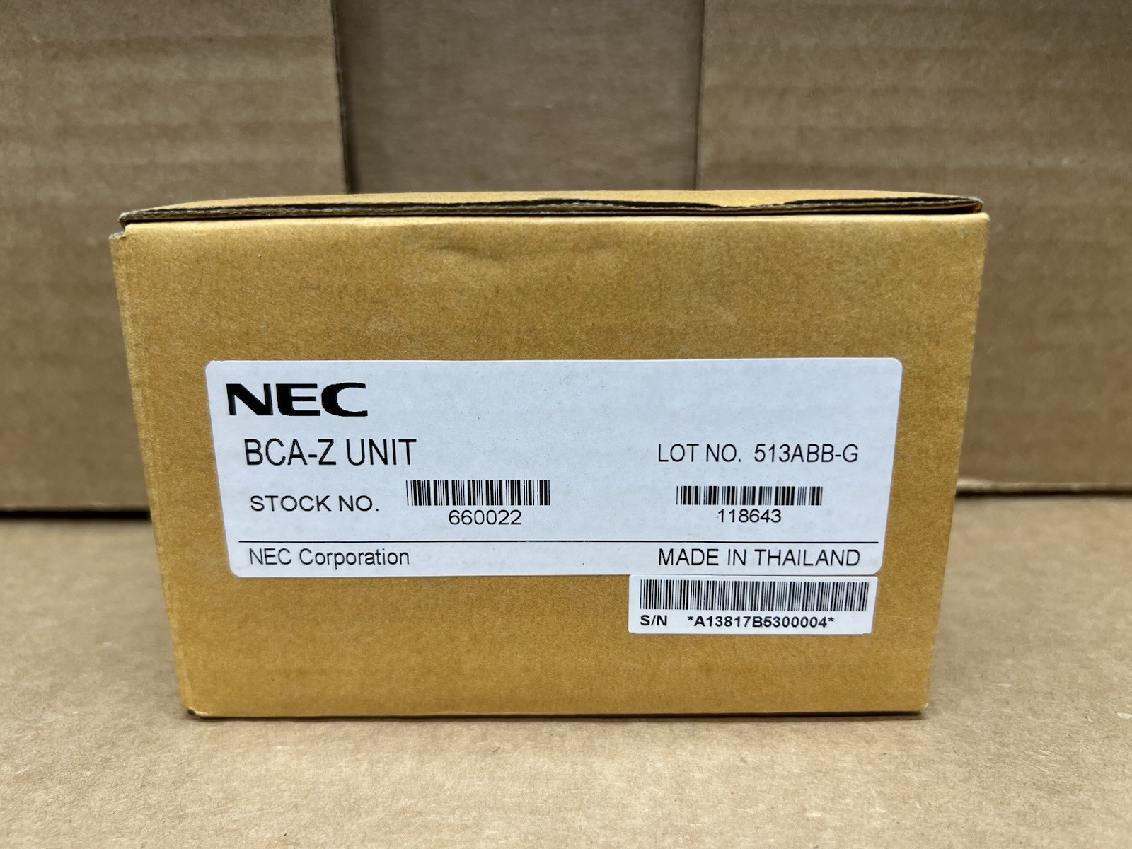 NEC 660022 BCA-Z Unit BCA Bluetooth Connectivity Adapter *NEW*