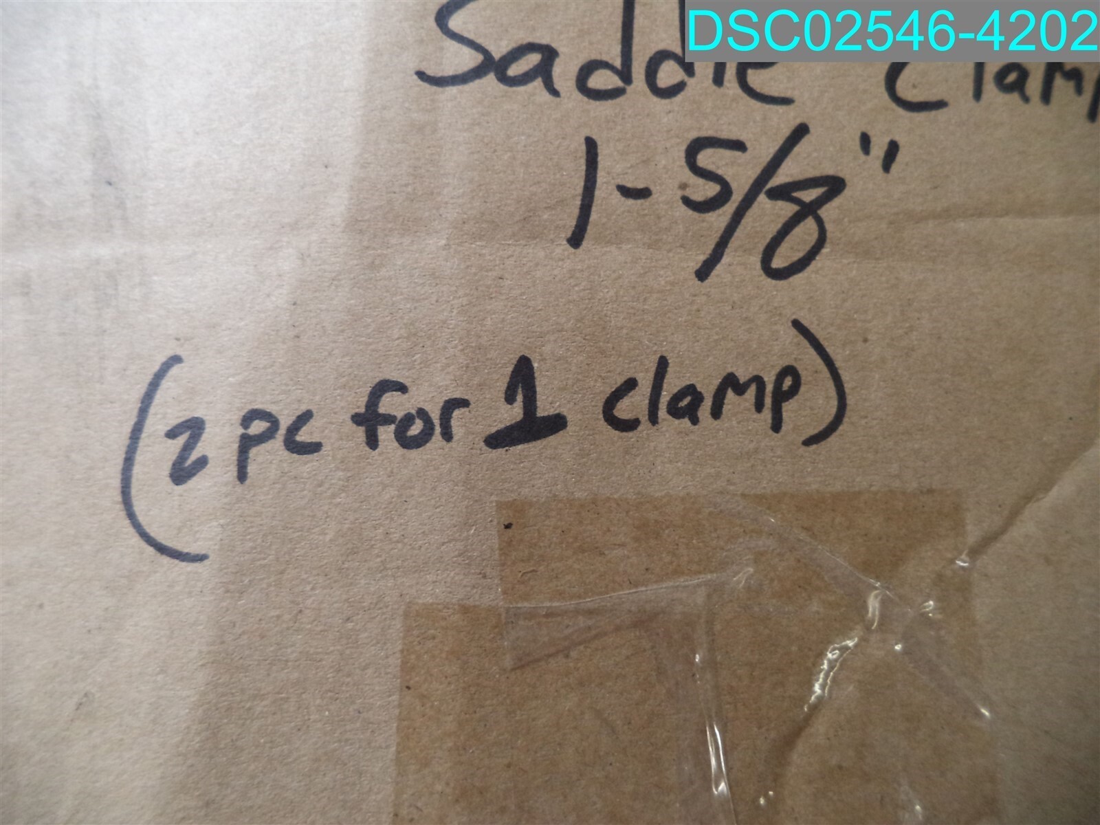 QTY=48: 1-5/8" Chain Link Galvanized Saddle Clamps