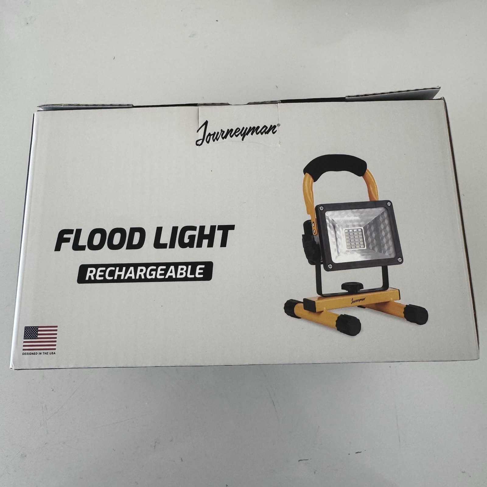Journeyman Rechargeable Cordless LED Floodlight Work Light Stand/Handle New
