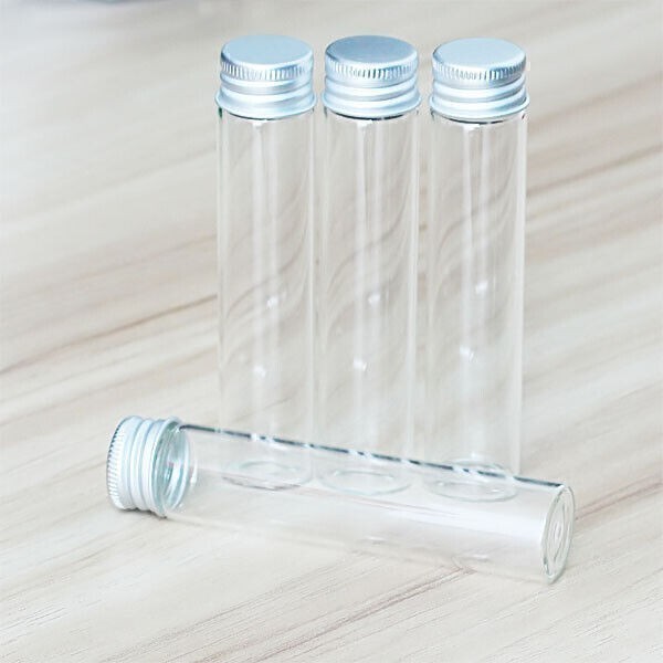 26ML Storing Essential 5~100pcs DIY Perfume Aluminum Jars Crafts Glass Bottles