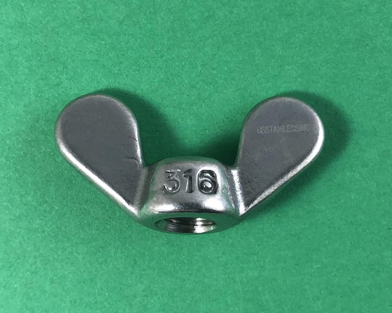 4 Pieces 5/16" DIN315 316 Stainless Steel Wing Nut Thumb Screw Nut