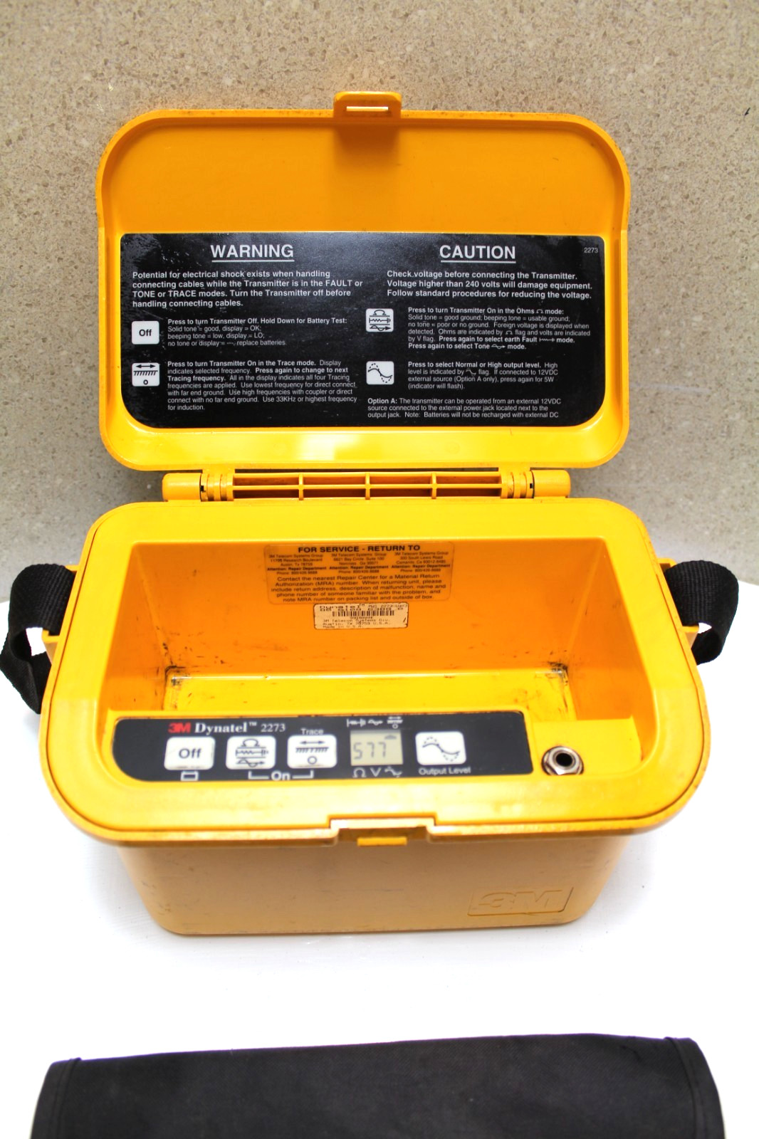 3M DYNATEL 2273 CABLE/PIPE/FAULT LOCATOR SET (100% TESTED)