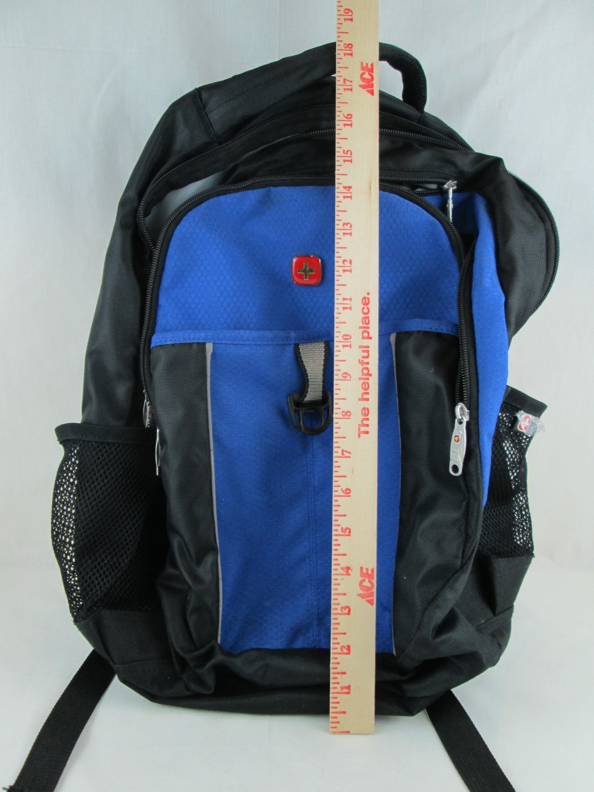 SwissGear Computer Backpack Blue/Black 2 Main Pockets Inside Laptop Pocket