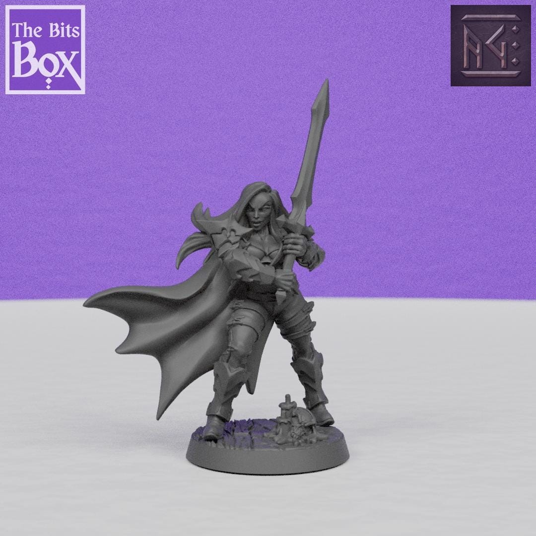Soulless Bloodseeker Female with Broad Sword | Artisan Guild Miniatures