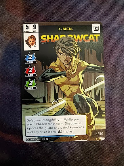 [Marvel Champions LCG] Shadowcat(Alternate Art) - Mutant Genesis Promo Card - NM