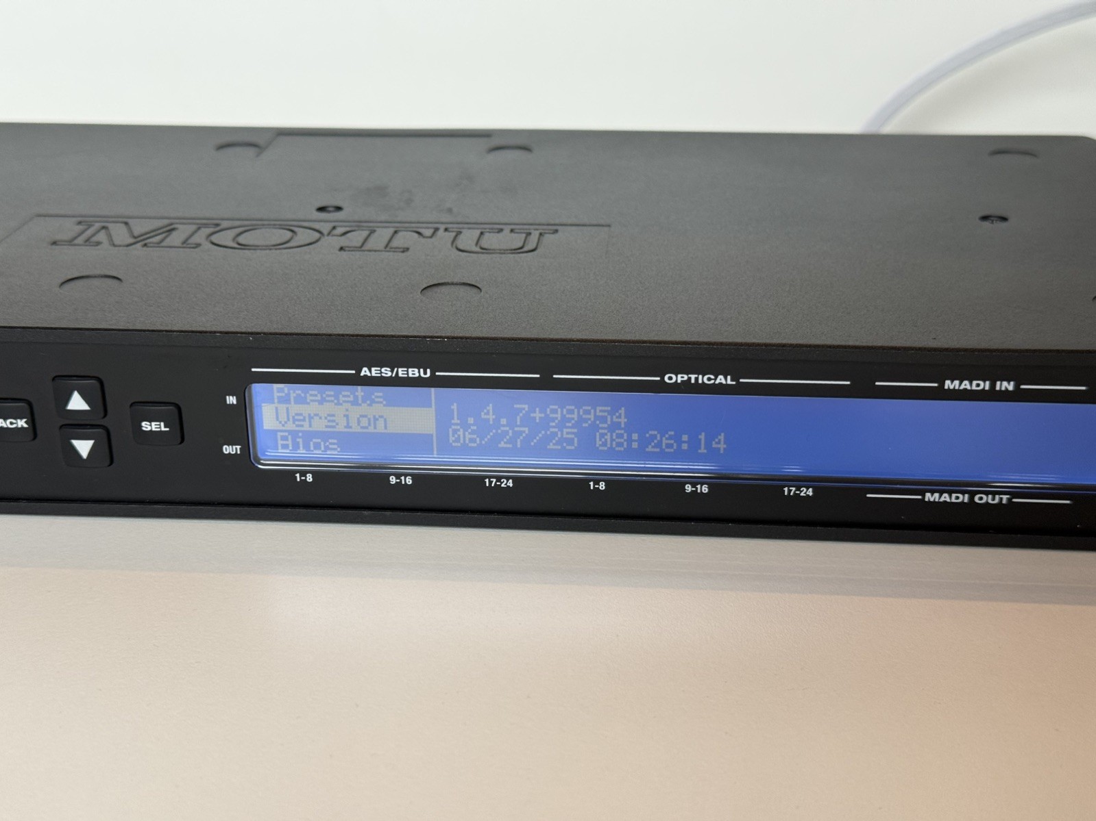 MOTU 112D Digital Audio Interface and mixer AES, MADI, AVB, USB, Thunderbolt