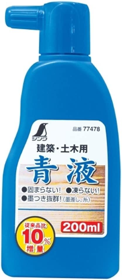 Shinwa 77478 Handy Blue Line Marker Ink Bottle 200ml From Japan