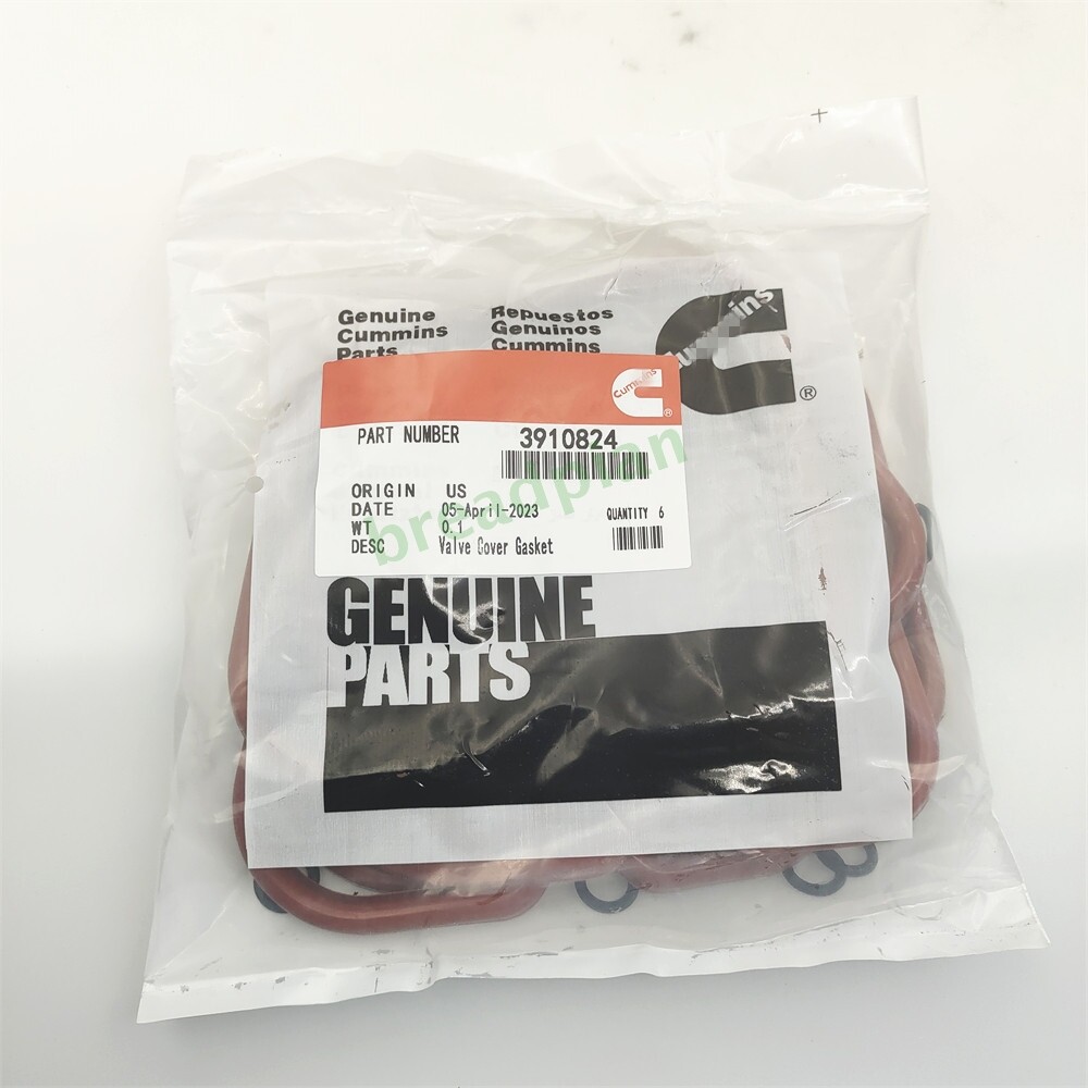 Set of 6 Valve Cover Gasket w/ Seals Fits for Cummins Dodge 89-98 12V 6B 6BT 5.9