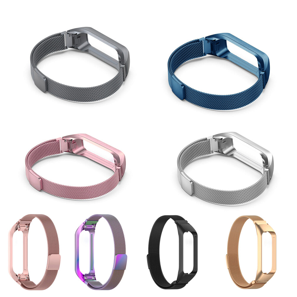 For Samsung Fit E SM-R375 Watch Band Strap Frame Milanese Steel Replacement