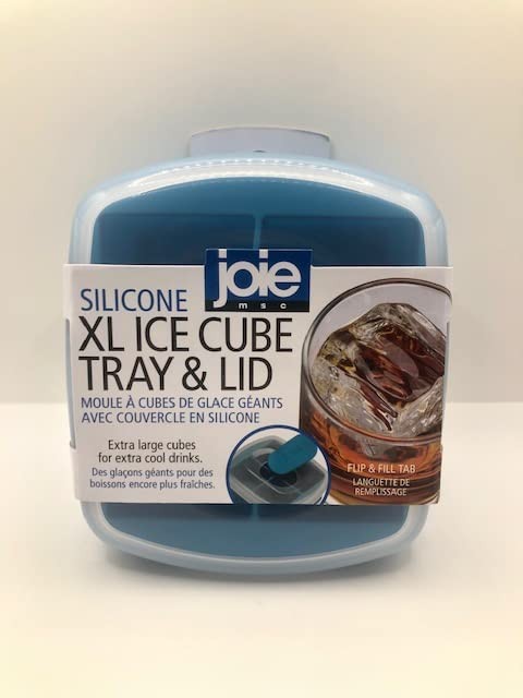 Silicone XL Ice tray with lid extra large, Gray