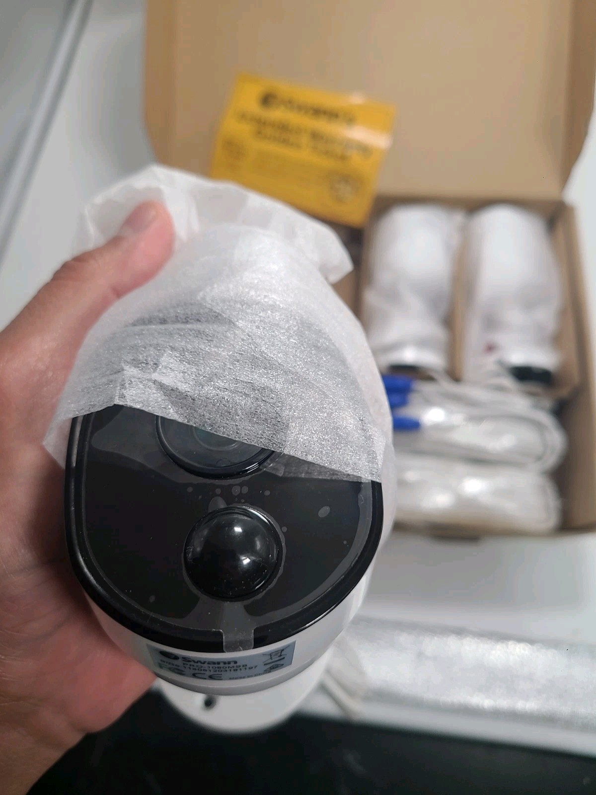 Swann PRO-1080MSB, Thermal Sensor Outdoor Wide Angle Security Cameras X4